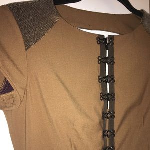 Mackage Cap Sleeve Dress - Toffee Color